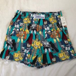 Men’s Size M Transformers Boxers -NWT